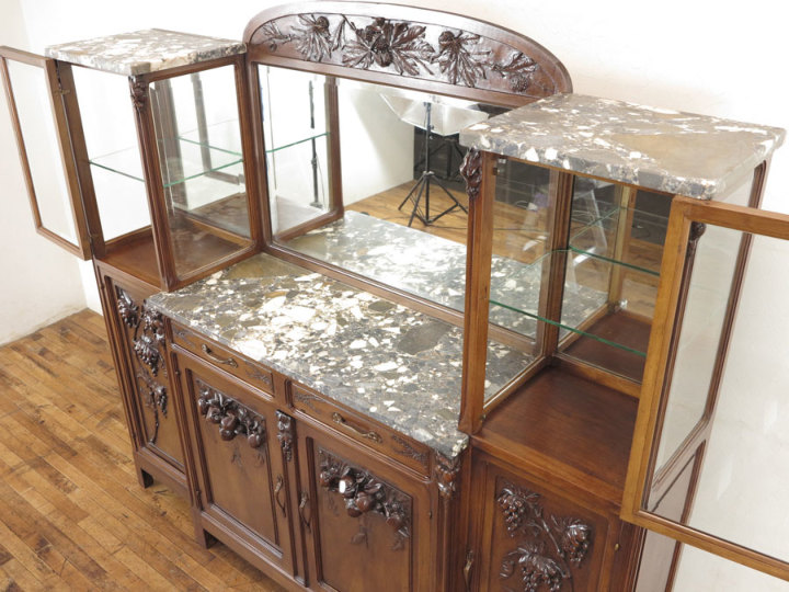 アールデコの香りが漂うダイニング10点セット 20524 アンティーク家具