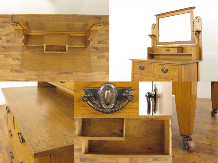 アーツアンドクラフトドレッサー 44374 アンティーク家具 ウェブサイト