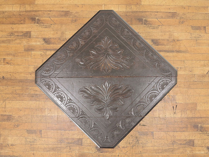 天板拡張式サイドテーブル 54277 アンティーク家具 ウェブサイト