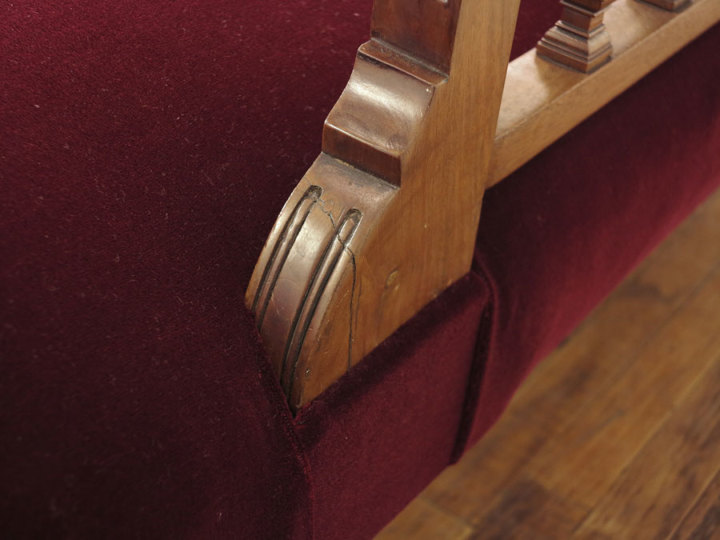 イギリス 1910年頃 シェーズロング アンティーク 張替済 長椅子 イギリス 1910年頃 シェーズロング アンティーク 張替済 長椅子