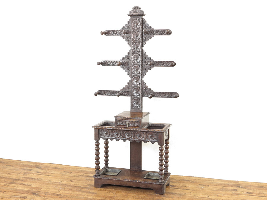 イギリスアンティーク ホールスタンド 55459 アンティーク家具 ウェブ