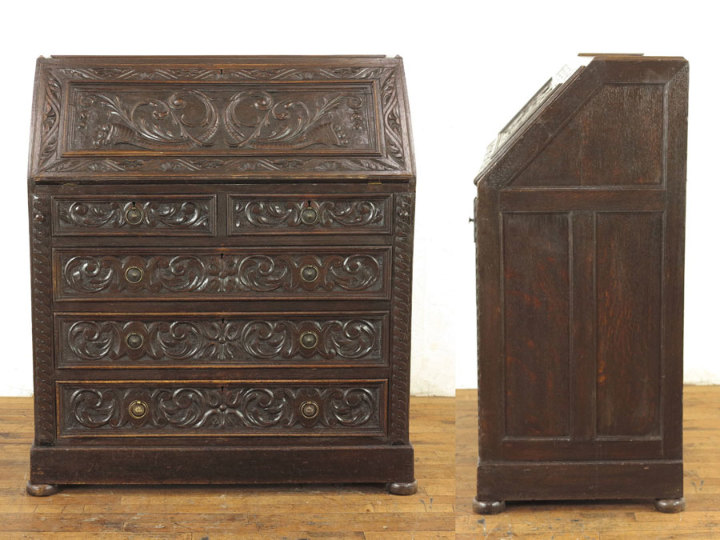 1880年頃ライティングビューロー 55844 アンティーク家具 ウェブサイト