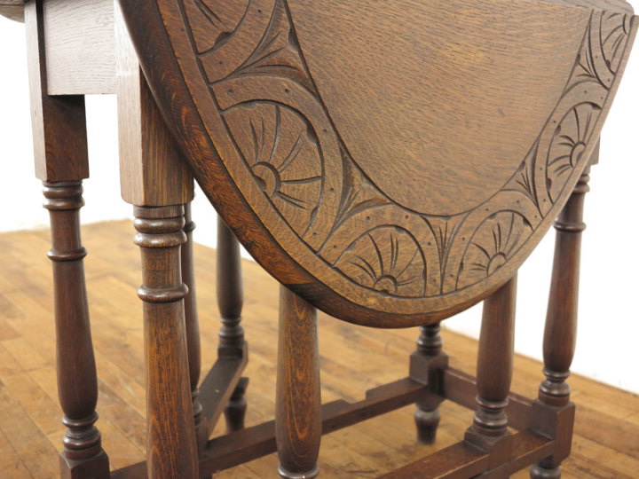 アンティーク 家具 ゲートレッグテーブル ダイニング Gate Leg Table / ゲートレッグテーブル 〈ダイニングテーブル