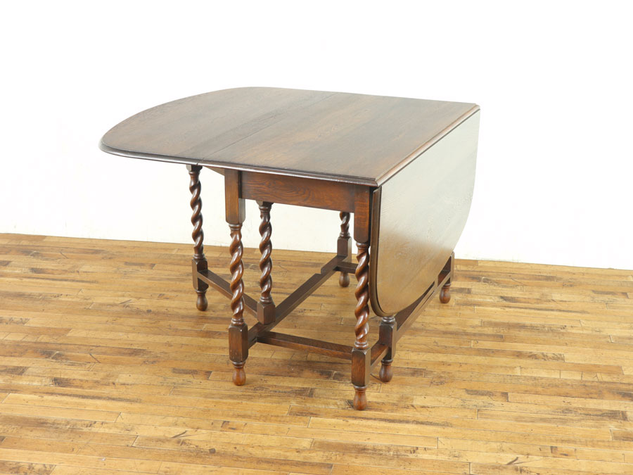 大きめサイズ ゲートレッグテーブル 56075 アンティーク家具 ウェブ