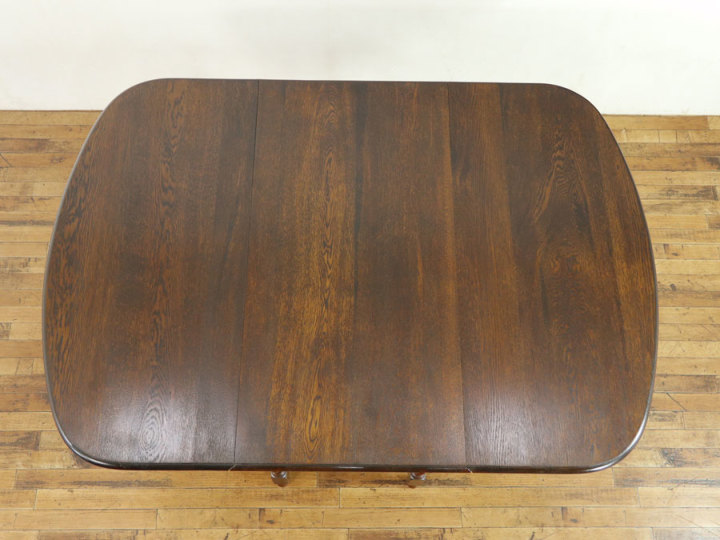 大きめサイズ ゲートレッグテーブル 56075 アンティーク家具 ウェブ