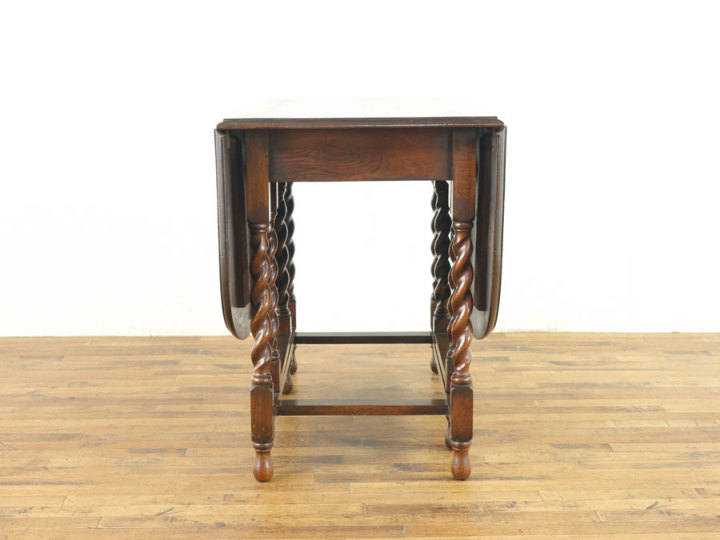 大きめサイズ ゲートレッグテーブル 56075 アンティーク家具 ウェブ