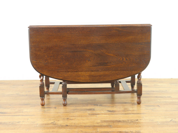 大きめサイズ ゲートレッグテーブル 56075 アンティーク家具 ウェブ