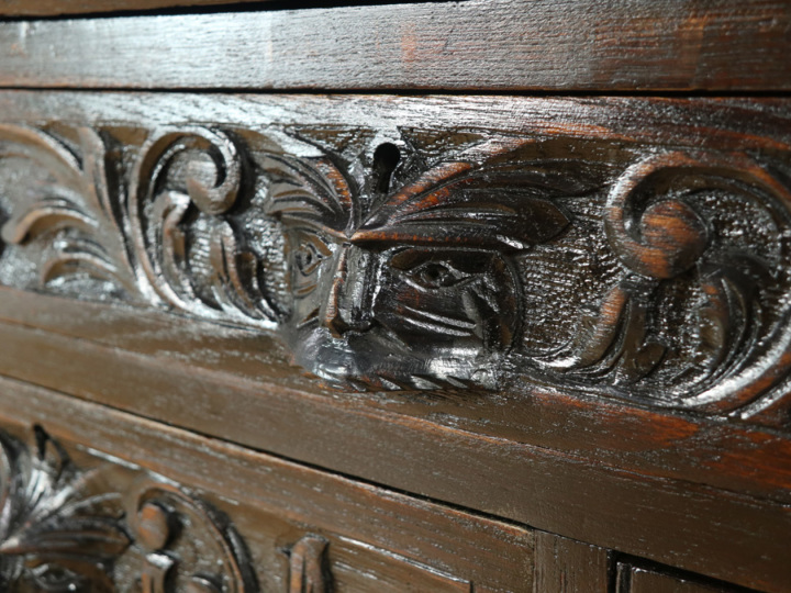 ライティングビューロー　アンティーク イギリスアンティーク ライティングビューロー 机 オーク材