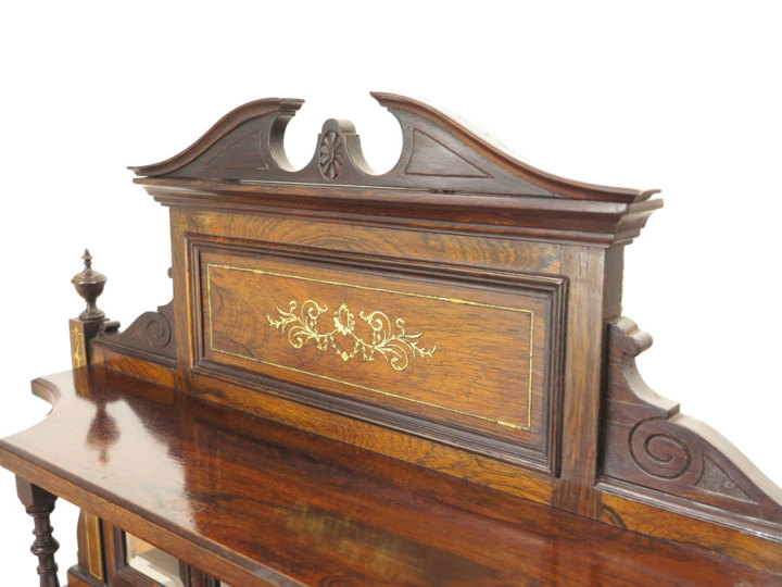 ローズウッド材使用 ミュージックキャビネット 56207 アンティーク家具