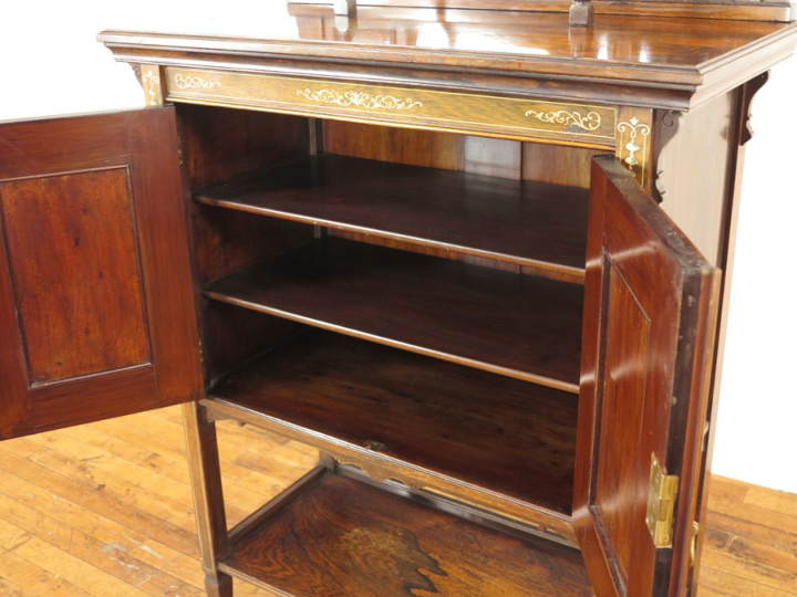 ローズウッド材使用 ミュージックキャビネット 56207 アンティーク家具