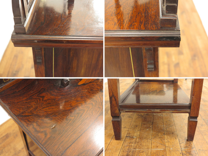 ローズウッド材使用 ミュージックキャビネット 56207 アンティーク家具