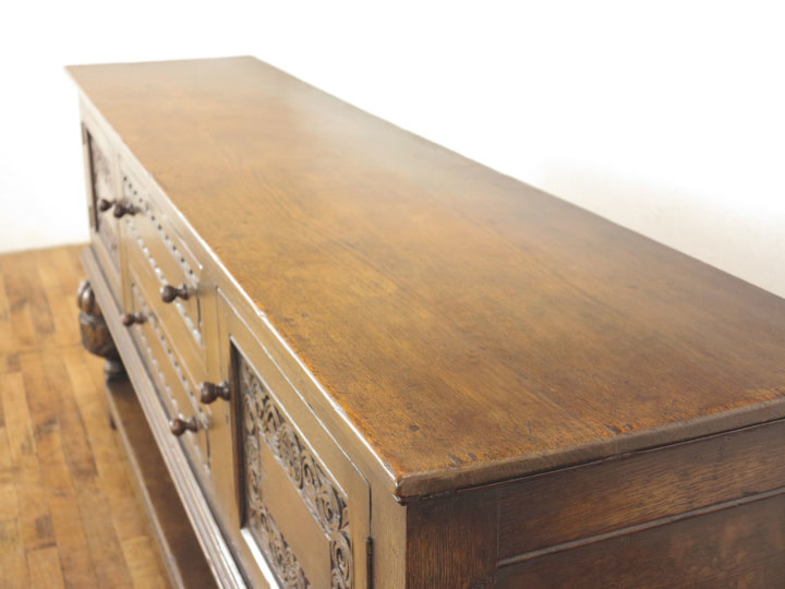 横長サイズのサイドボード 56215 アンティーク家具 ウェブサイト商品