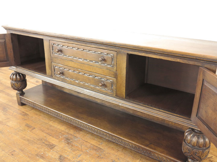 横長サイズのサイドボード 56215 アンティーク家具 ウェブサイト商品