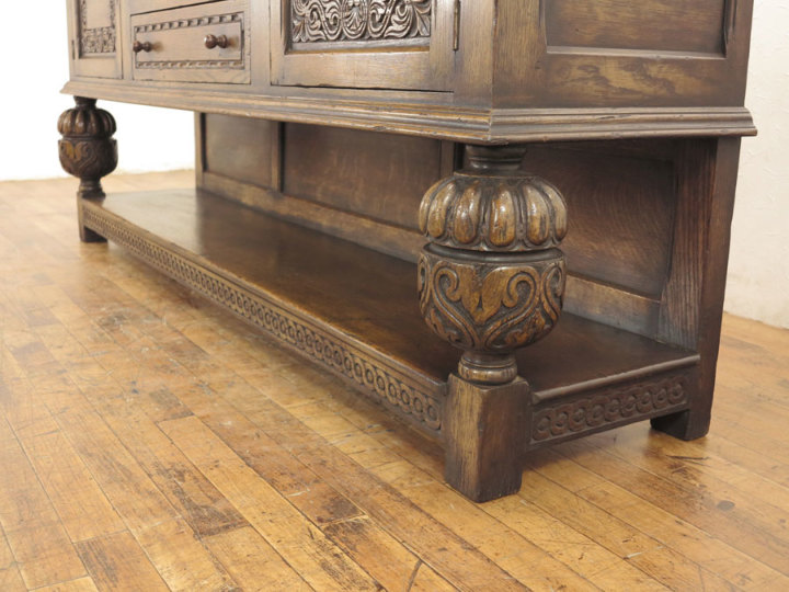 横長サイズのサイドボード 56215 アンティーク家具 ウェブサイト商品