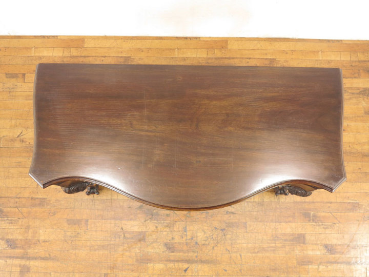 アンティーク デスク サーペンタインフロント デスク 56293 アンティーク家具 ウェブ