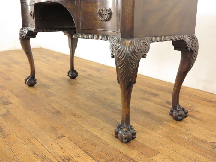 サーペンタインフロント デスク 56293 アンティーク家具 ウェブサイト