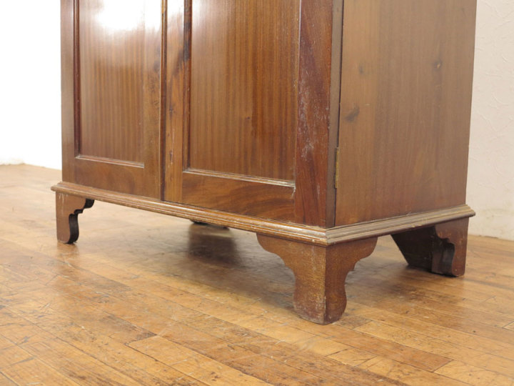 マホガニー材使用 英国ワードローブ 56339 アンティーク家具 ウェブ