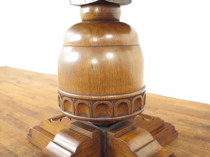 超希少アイテム 1本柱タイプのドローリーフテーブル 56367