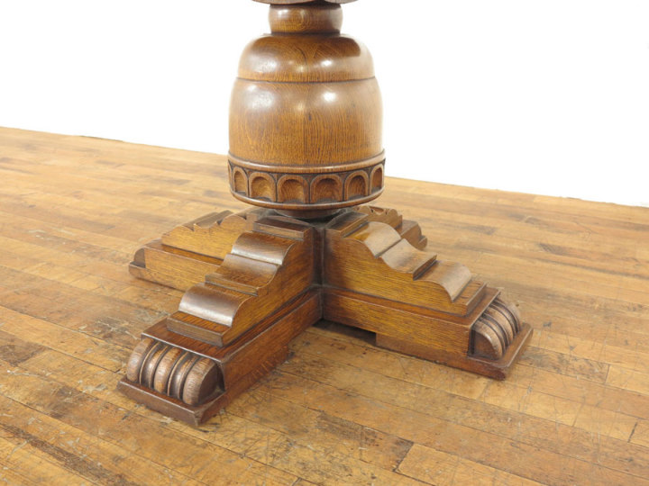 アンティーク 木の枝のテーブル 超希少アイテム 1本柱タイプのドローリーフテーブル 56367