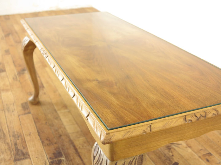 ガラストップコーヒーテーブル 56777 アンティーク家具 ウェブサイト