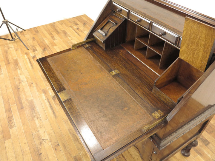 木製アンティーク ビューロー Amazon.co.jp: ウッドギャラリー樹 ライティングビューロー80