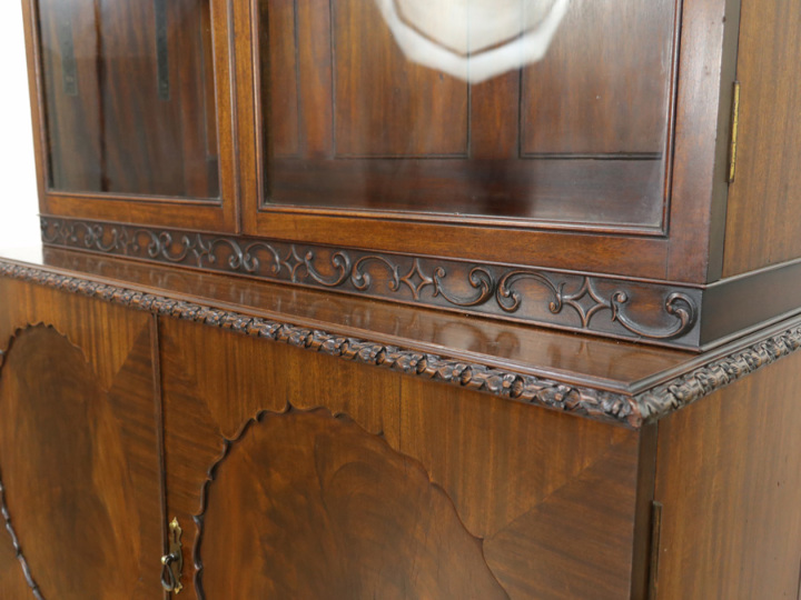 マホガニー材使用のブックケース 57247 アンティーク家具 ウェブサイト