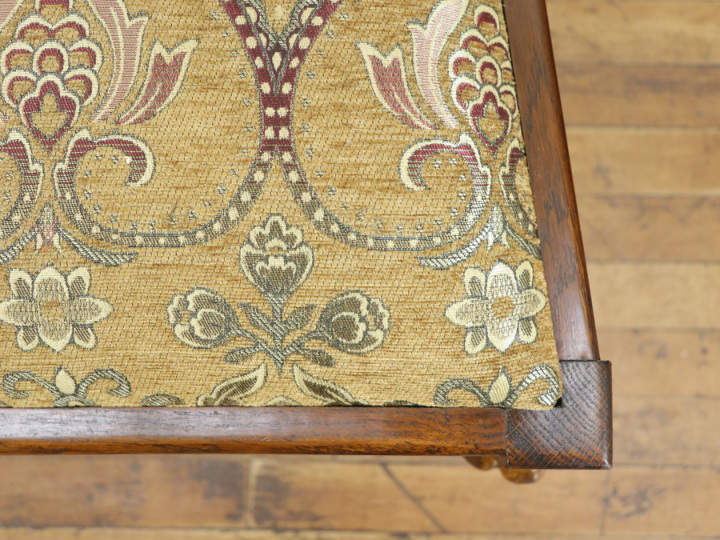 アンティークテーブルセット ダイニングテーブルセット ベンチ 丸テーブル 6人掛け 4点