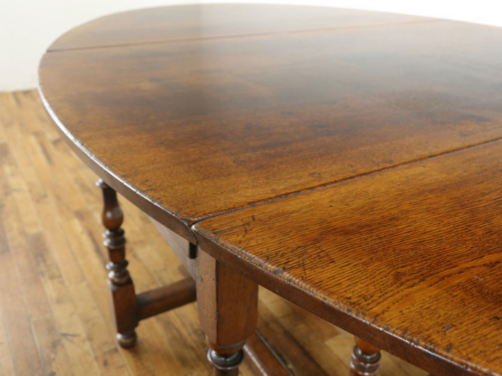 引き出し付き ラージサイズゲートレッグテーブル 57301 アンティーク