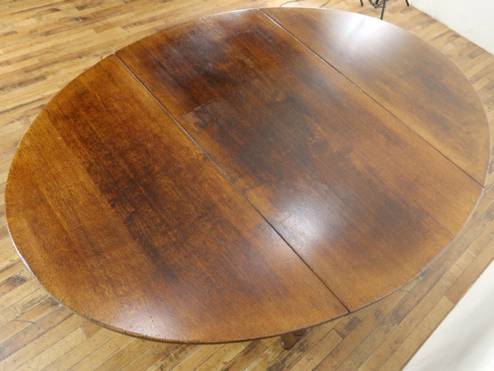 引き出し付き ラージサイズゲートレッグテーブル 57301 アンティーク