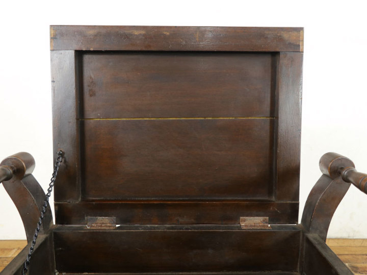 【メンテナンス済み】希少 アンティーク ピアノスツール チェア ピアノスツール 英国製 マホガニー 1930-60年頃