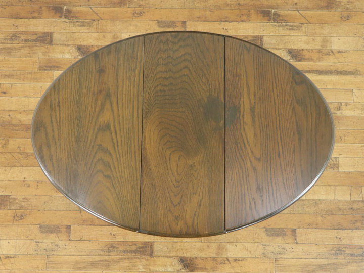 ボビンレッグのゲートレッグテーブル 57448 アンティーク家具 ウェブ