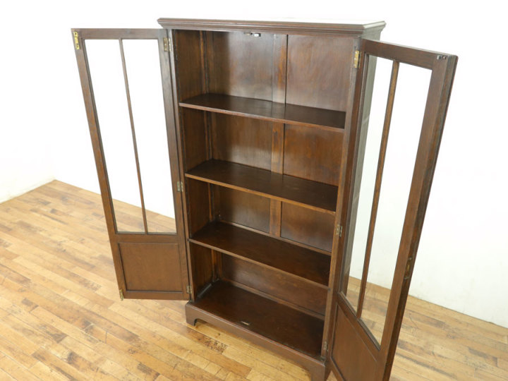 アンティークケース こんなサイズが欲しかった 英国ブックケース 57498 アンティーク