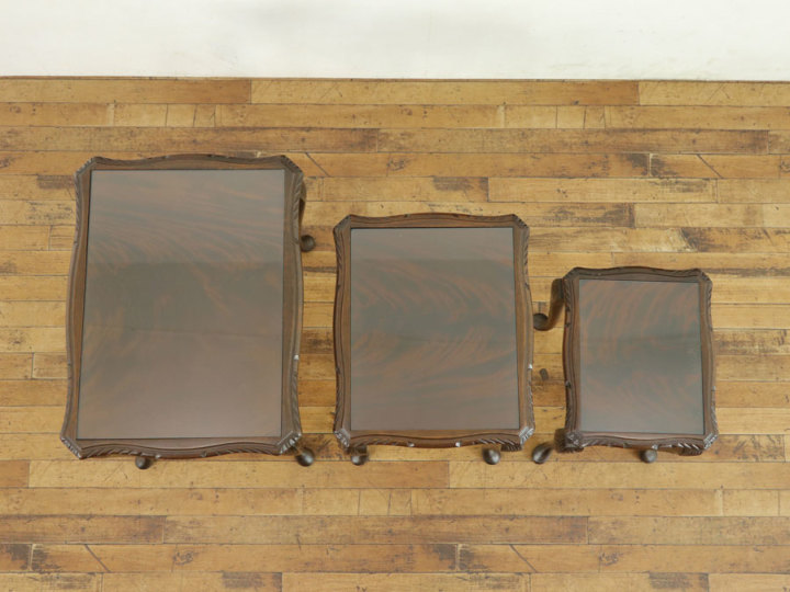 ネストテーブル ヴィンテージ マホガニー 北欧 家具 ヨーロッパ ネスト