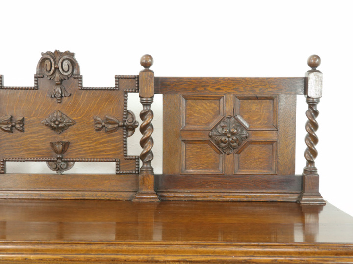 横幅185cm 横長タイプ サイドボード 57684 アンティーク家具 ウェブ