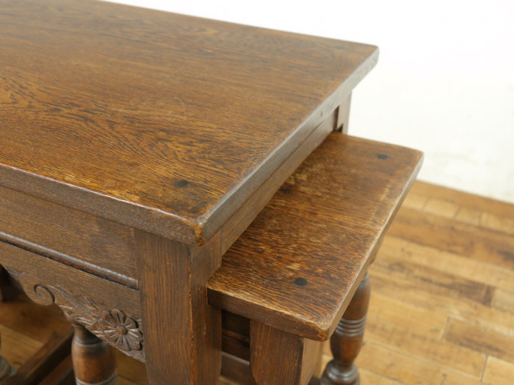 アンティーク　サイドテーブル　B 楽天市場】アンティークオーク サイドテーブルブラウン アンティーク