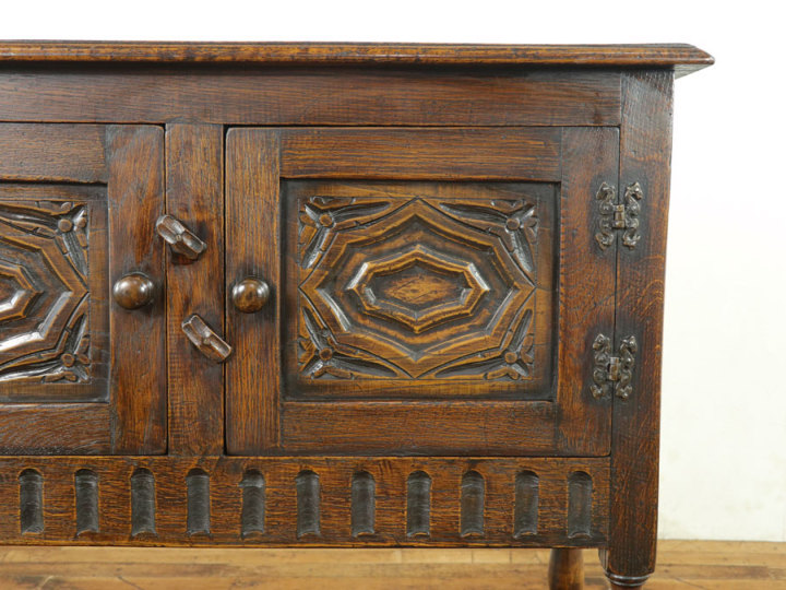 レトロ アンティーク キャビネット サイドボード サイドキャビネット 57753 棚板代1,100円込み アンティーク家具 ウェブ