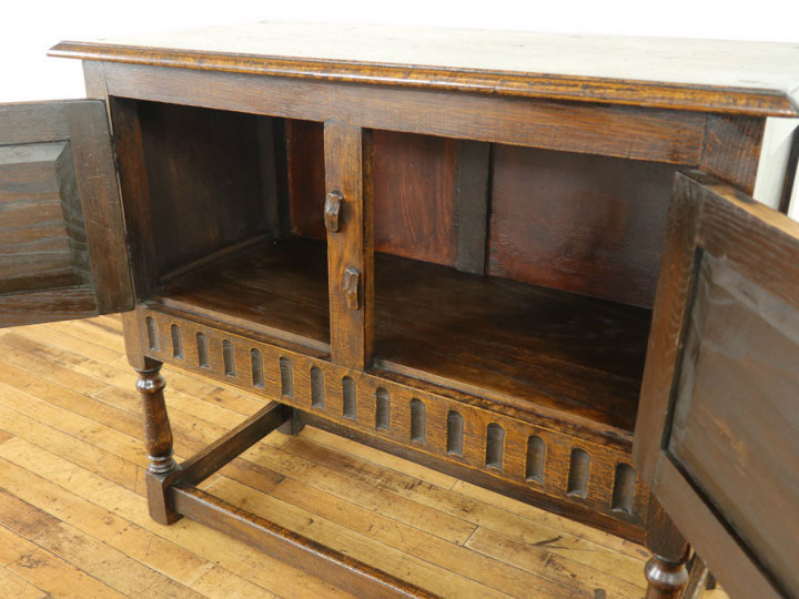 レトロ アンティーク キャビネット サイドボード サイドキャビネット 57753 棚板代1,100円込み アンティーク家具 ウェブ