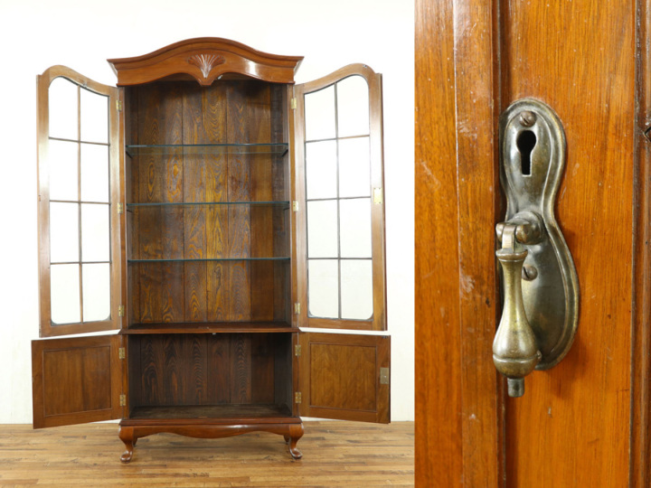 アンティーク　家具　ショーケース ブックケースあるいはショーケース 57826 アンティーク家具 ウェブ