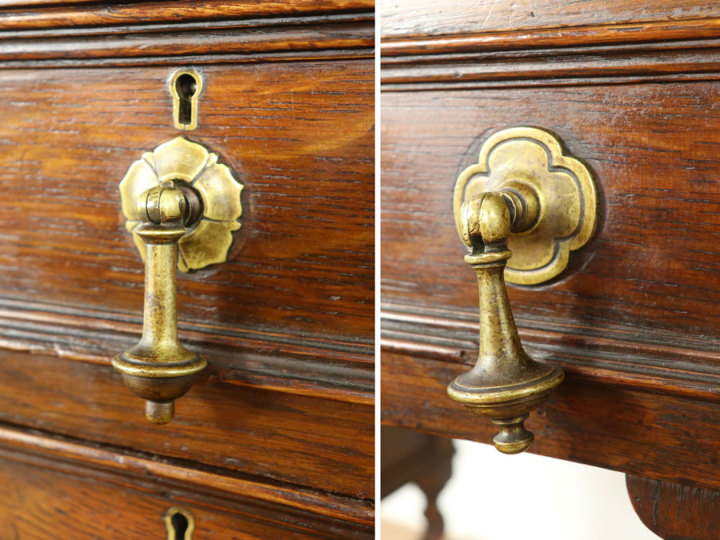 イギリスアンティーク家具らしいかっこよさ デスク 57841 アンティーク