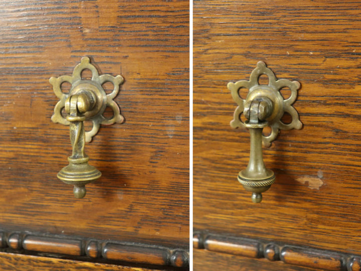 モールディングが可愛い 英国チェスト 57846 アンティーク家具 ウェブ