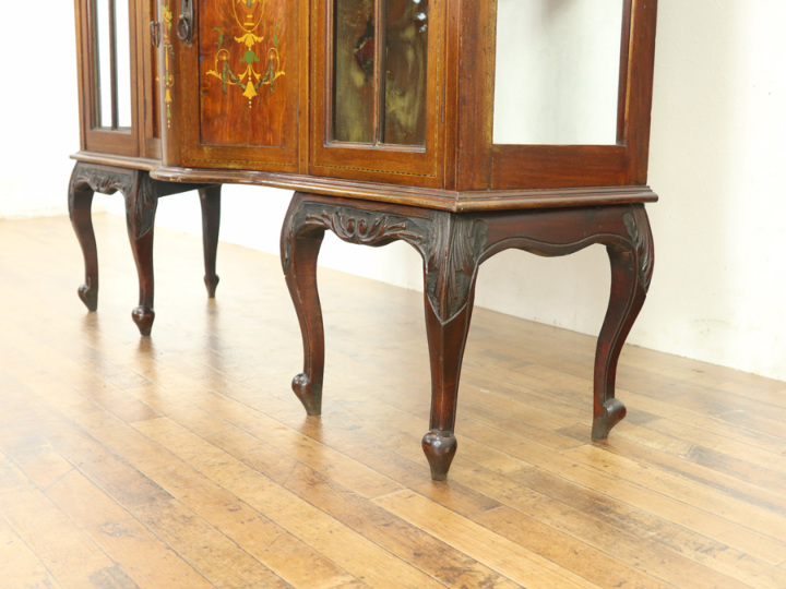 ショーケースにも パーラーキャビネット 57865 アンティーク家具