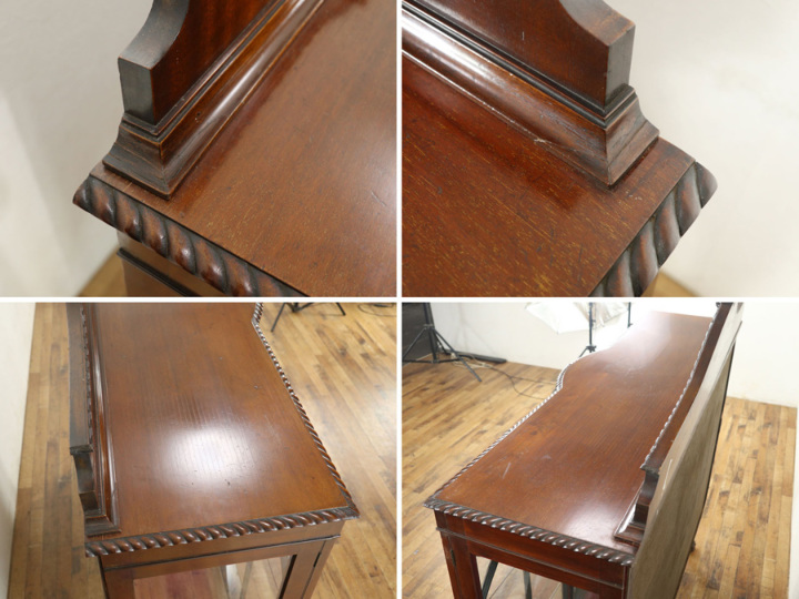 湾曲ガラスが美しいショーケース 57875 アンティーク家具 ウェブサイト