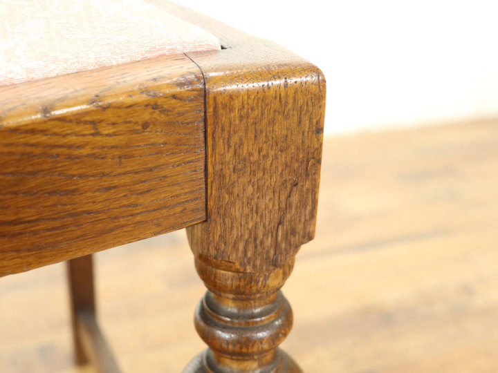 張替済ダイニングチェア 57880a在庫2脚 アンティーク家具 ウェブサイト