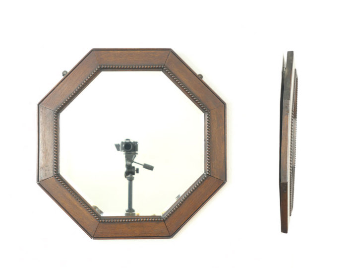 シンプルで個性的 ウォールミラー 57890 アンティーク家具 ウェブ