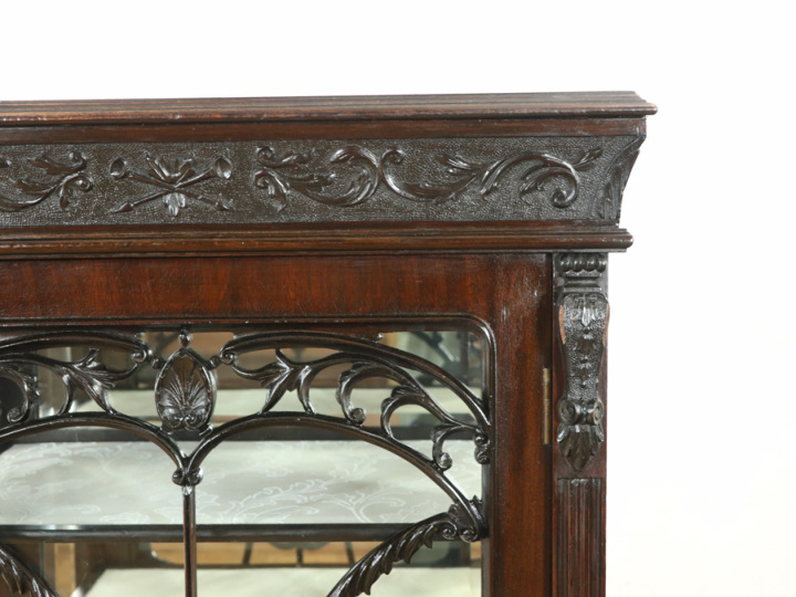 ビクトリアン サイドキャビネット ショーケース 57892 アンティーク