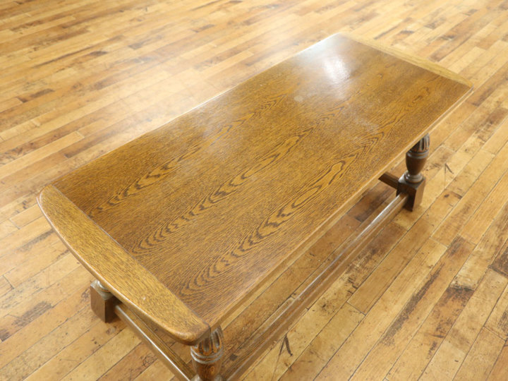 ウッドトップタイプ 少し低めの天板高 コーヒーテーブル 57908