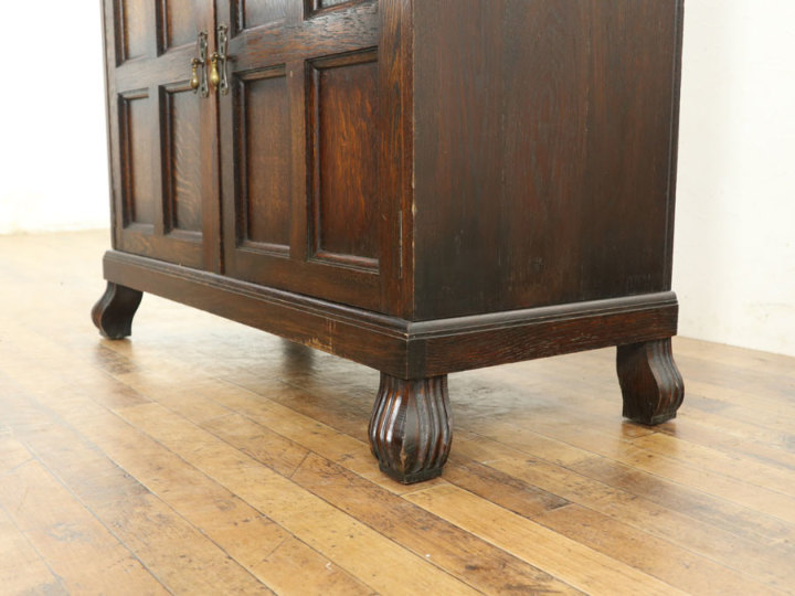 木製テレビボード ヴィンテージ輸入家具キャビ ネット レトロ アンティーク送料込 天然木 キャビネット 幅80cm Aタイプ 完成品 アンティーク