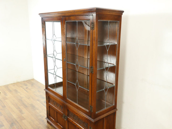 ￼アンティーク家具　ガラスショーケース OldCharm社製 ショーケース 58015 アンティーク家具 ウェブサイト商品