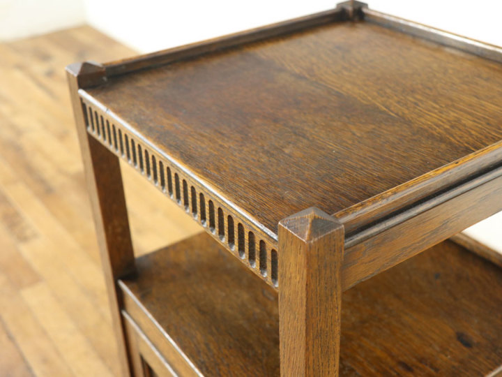 キャビネット サイドテーブル ナイトテーブル vintage フランス 無塗装