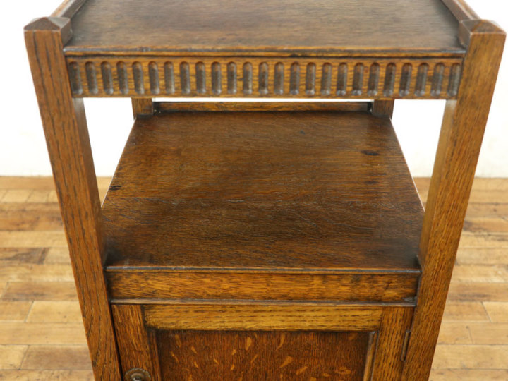 キャビネット サイドテーブル ナイトテーブル vintage フランス 無塗装